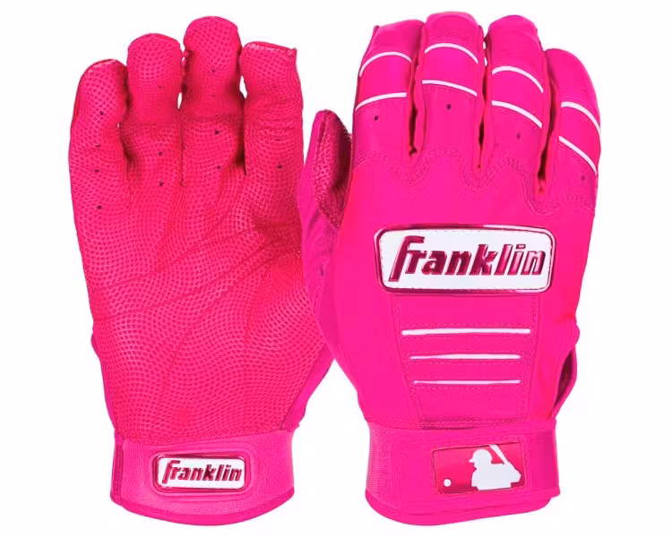 CFX Pro Adult Hi-Lite Pink Batting Gloves - Image 2